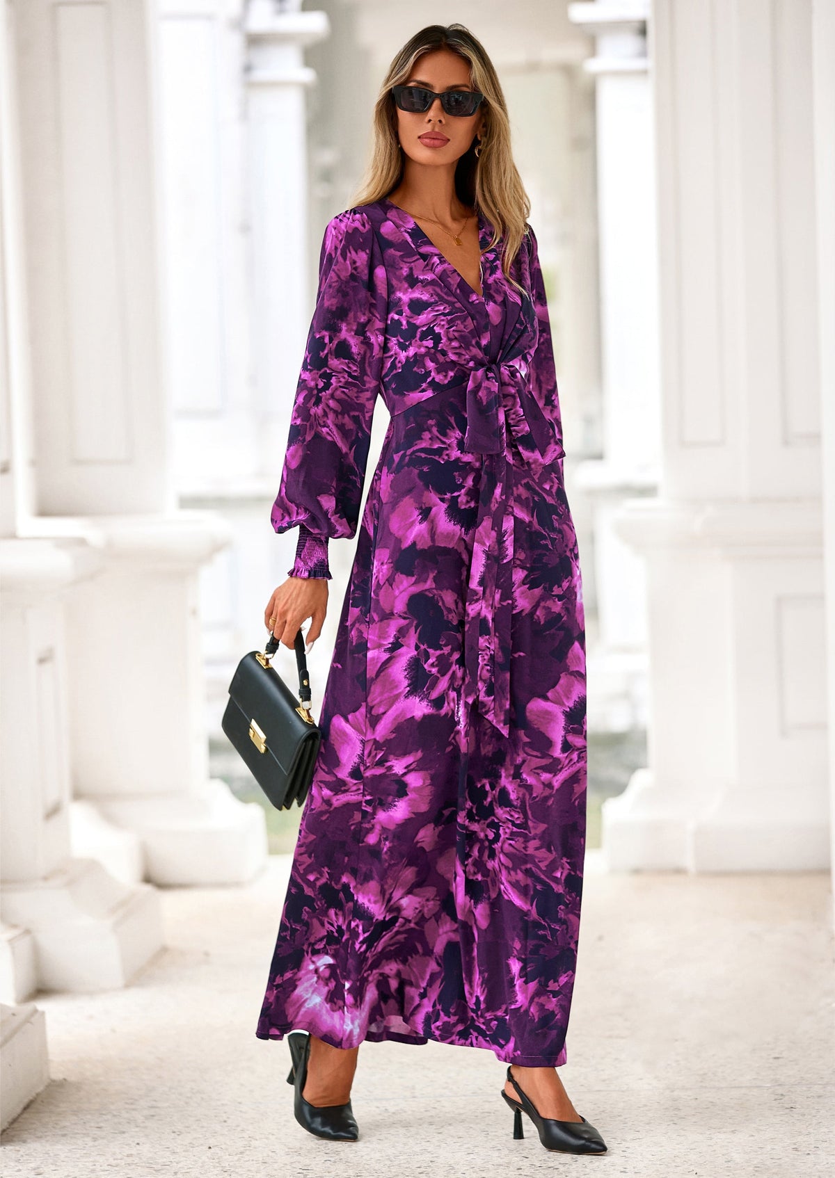 Vestido largo floral