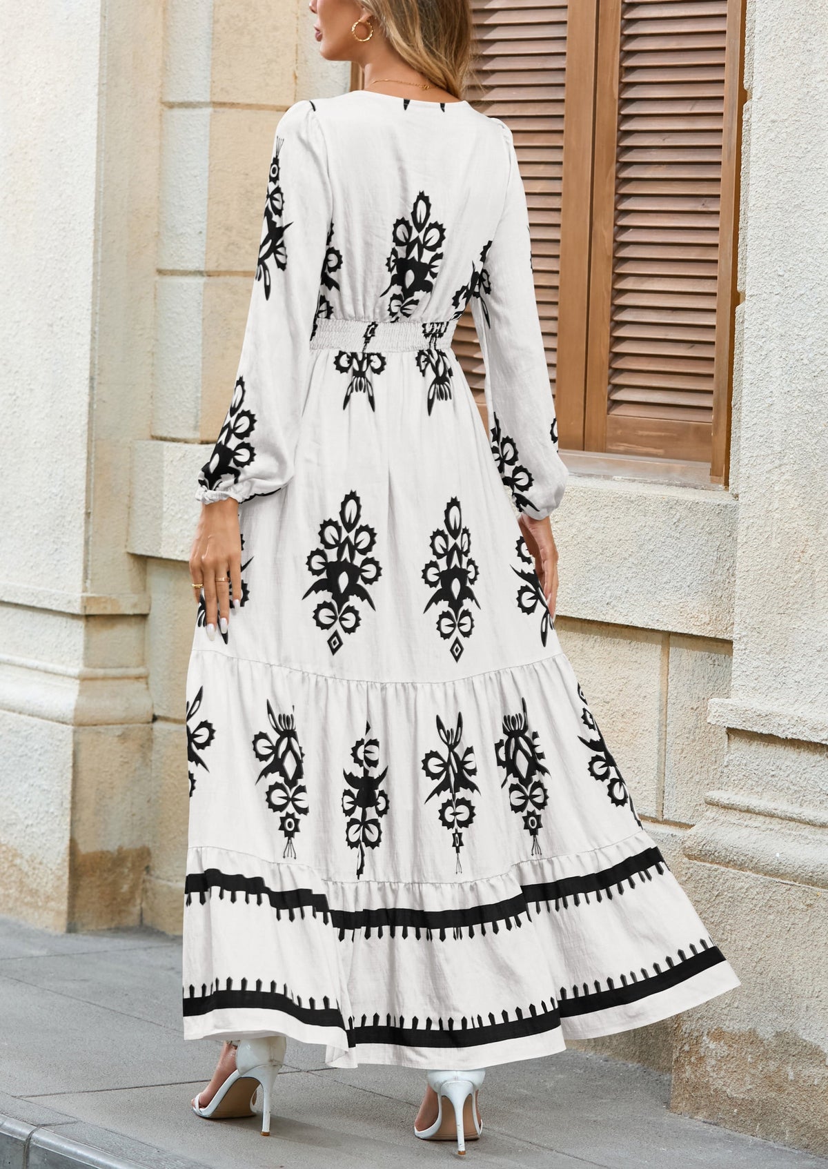 Vestido largo floral