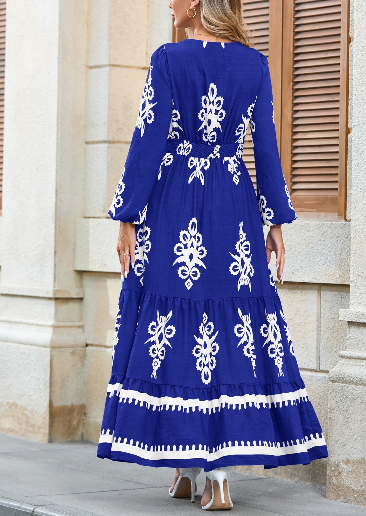 Vestido largo floral