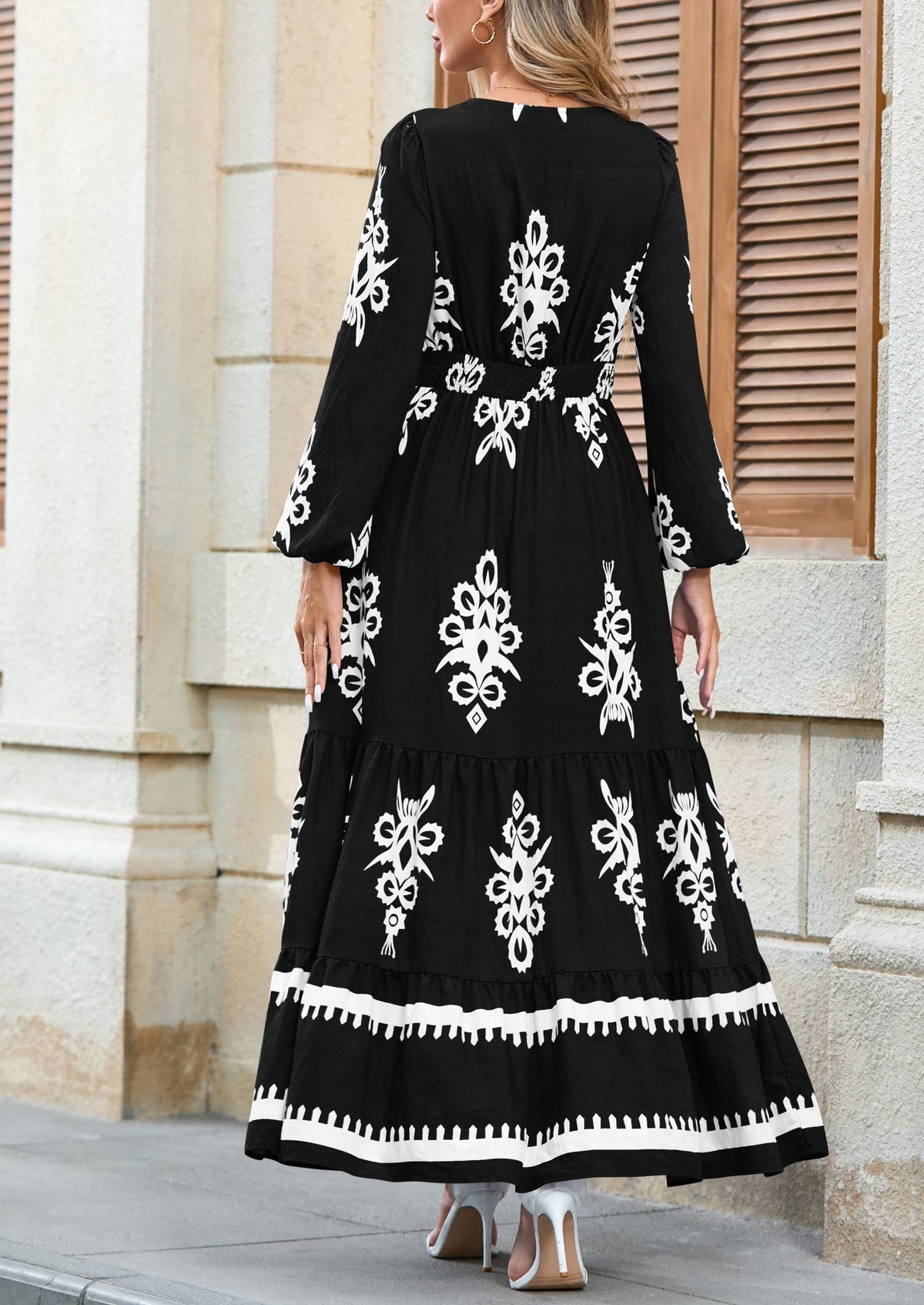 Vestido largo floral