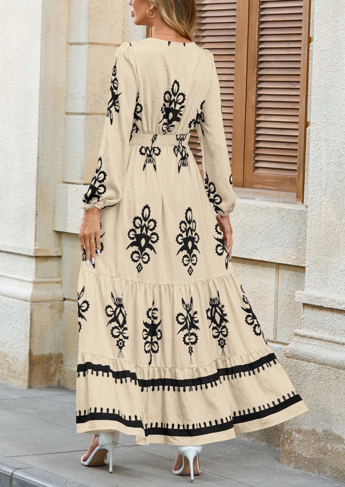 Vestido largo floral