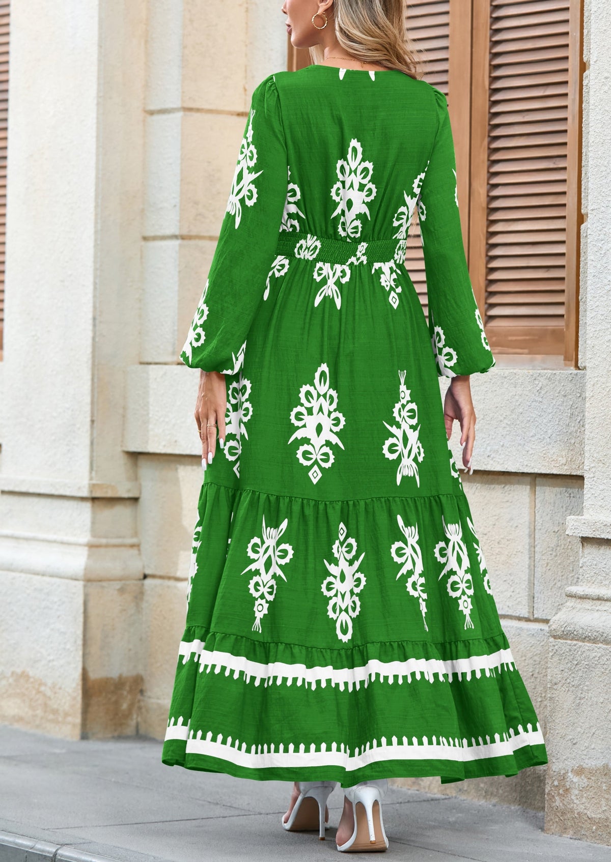 Vestido largo floral
