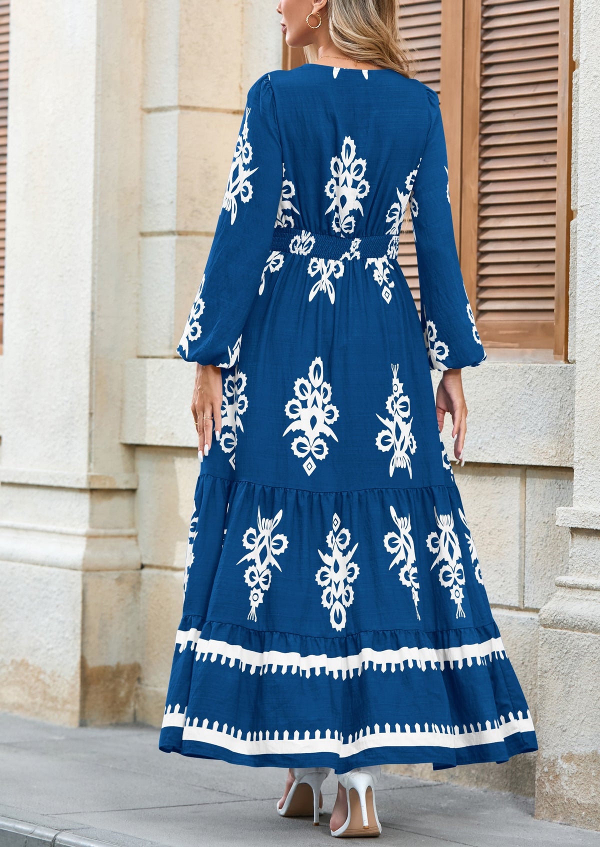Vestido largo floral