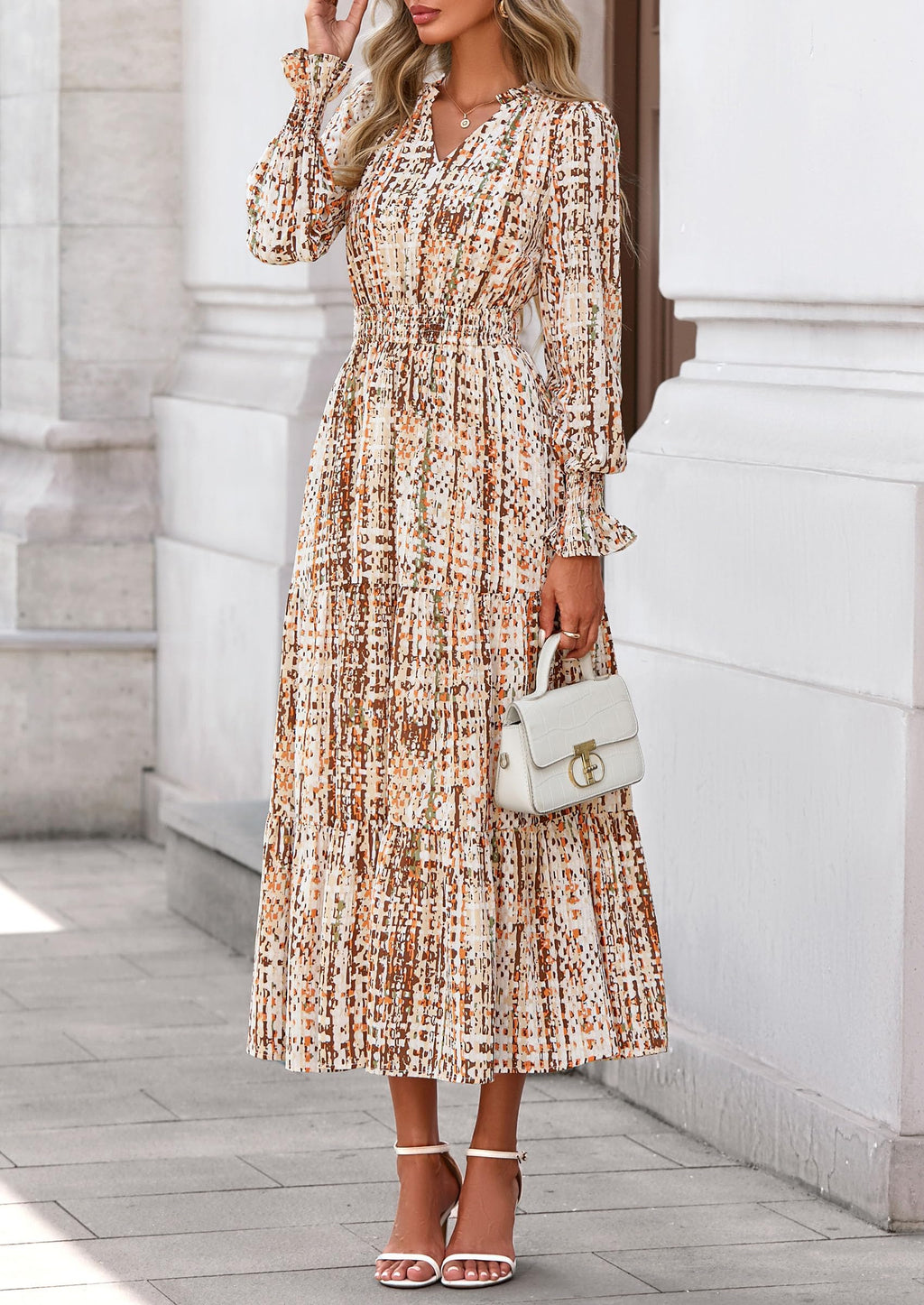 Vestido maxi floral