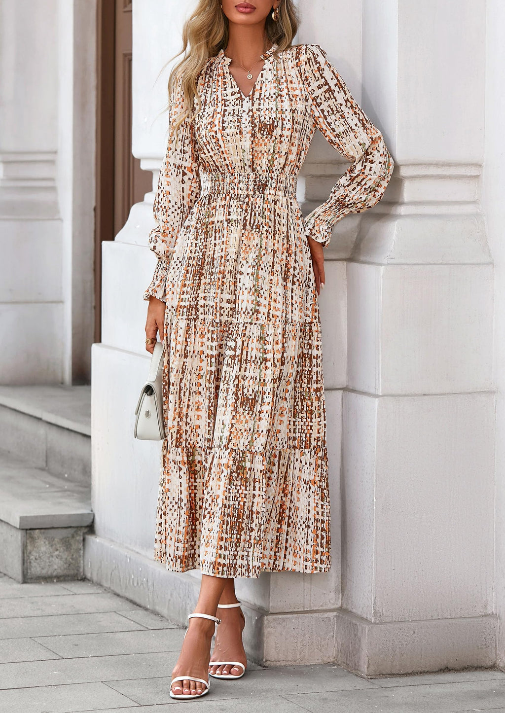 Vestido maxi floral
