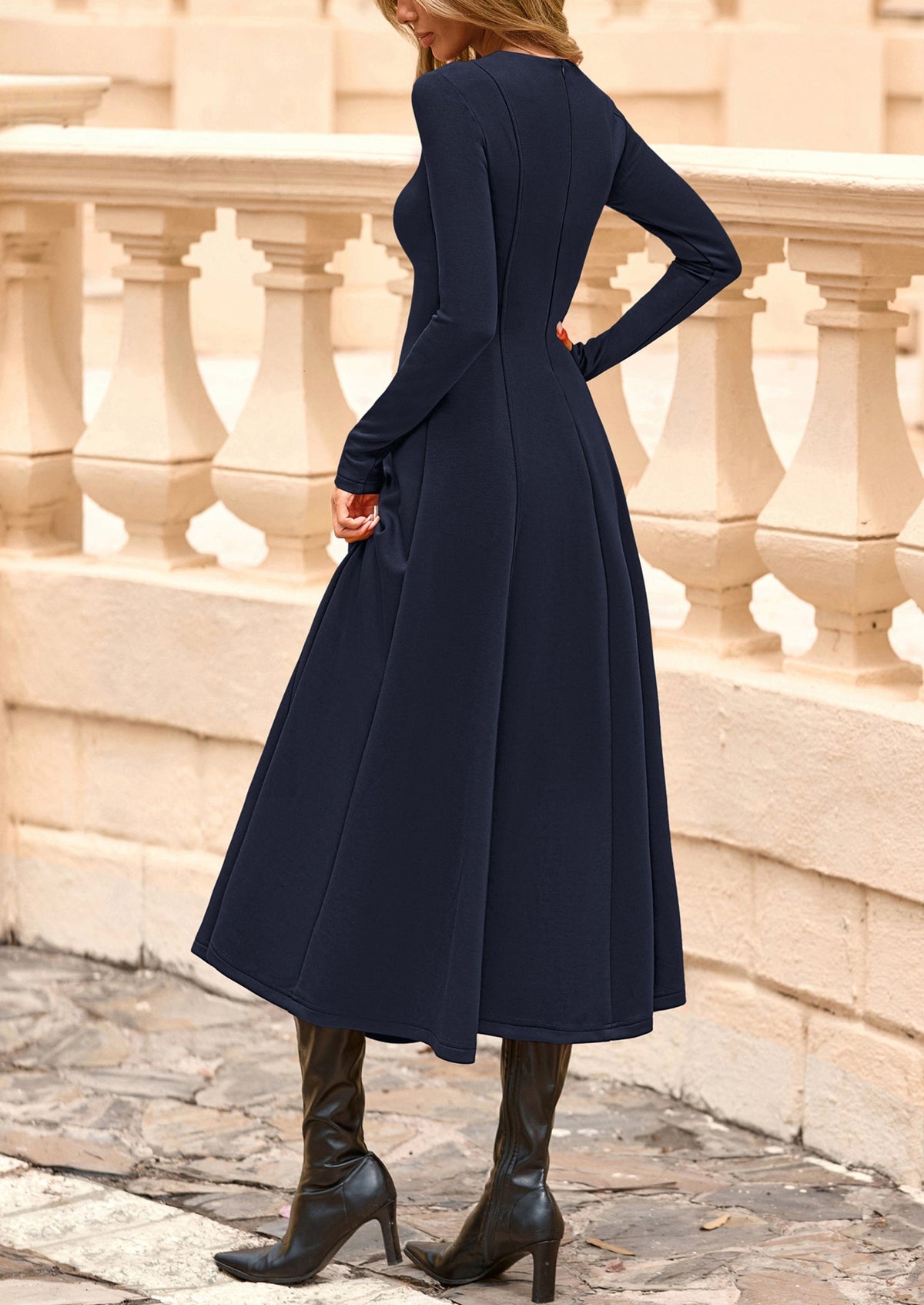 Vestido midi elegante