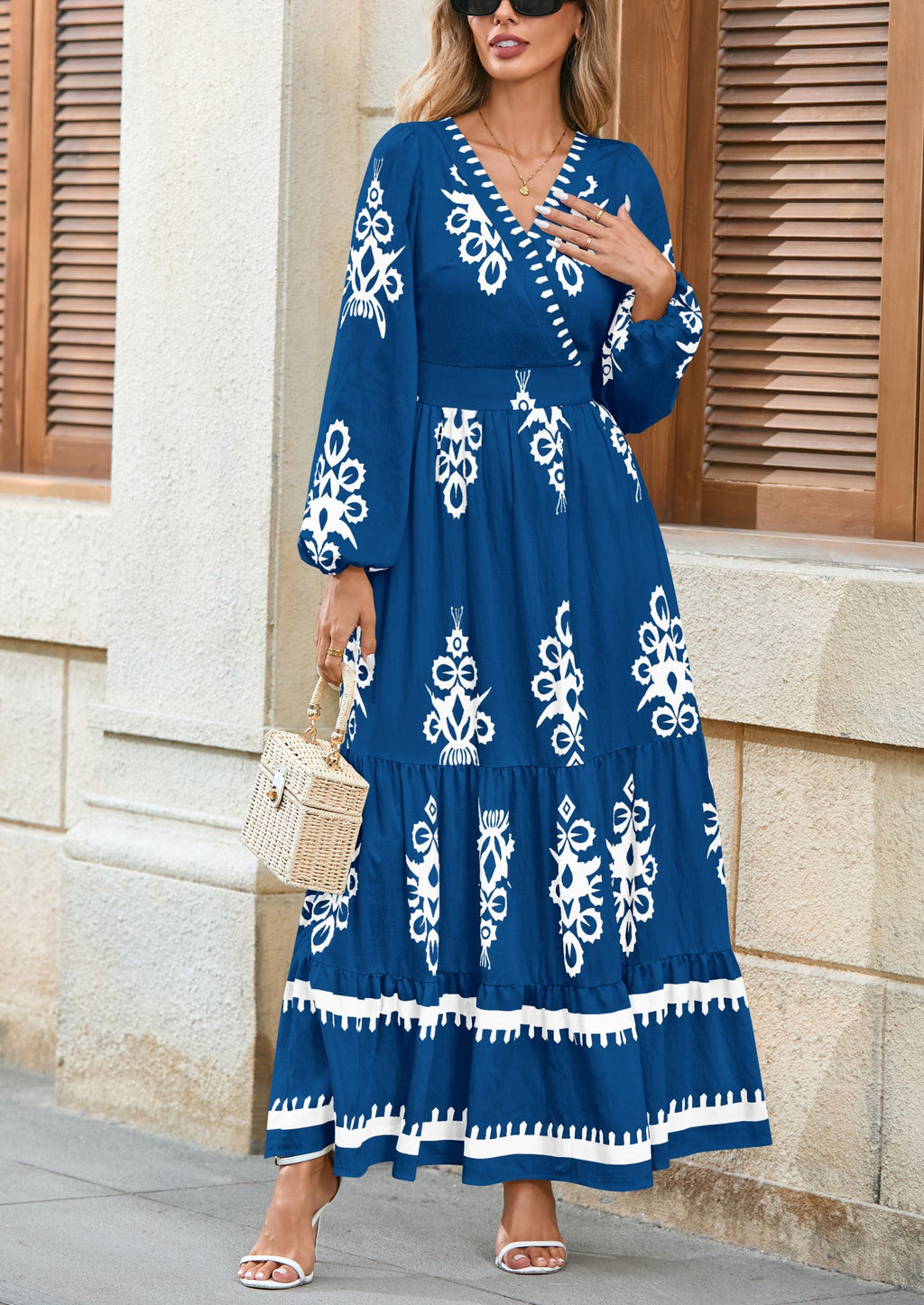 Vestido largo floral