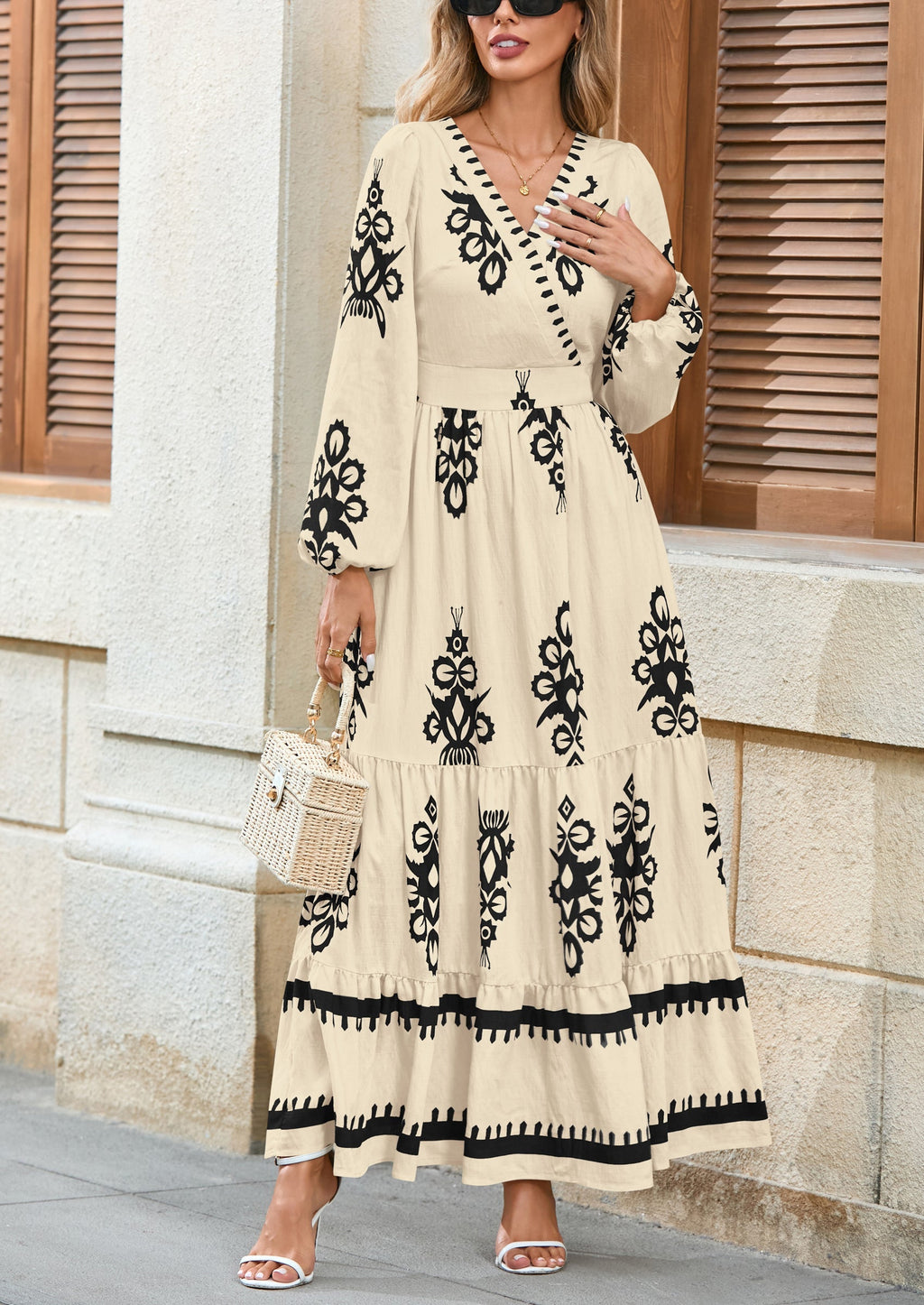 Vestido largo floral