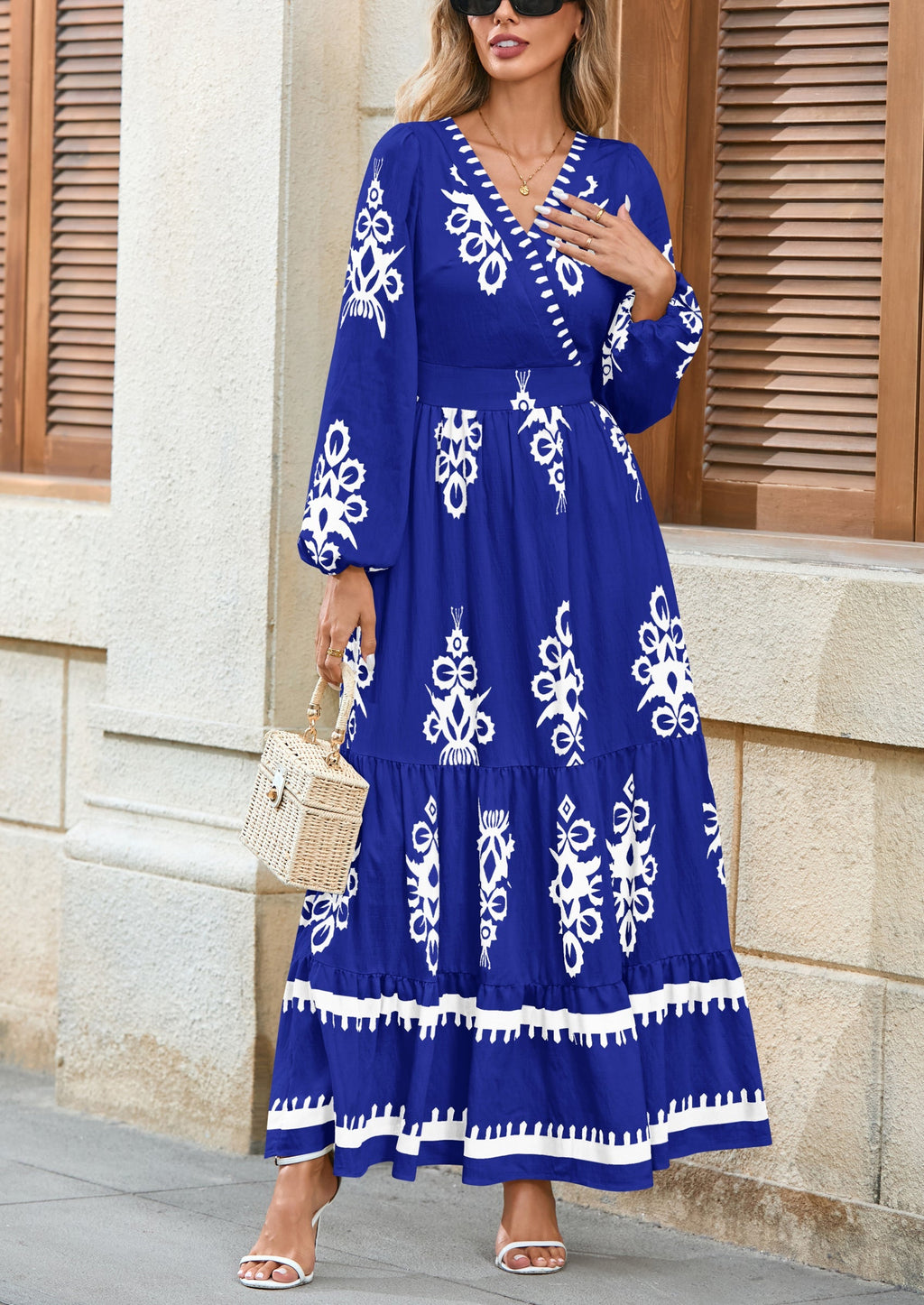 Vestido largo floral
