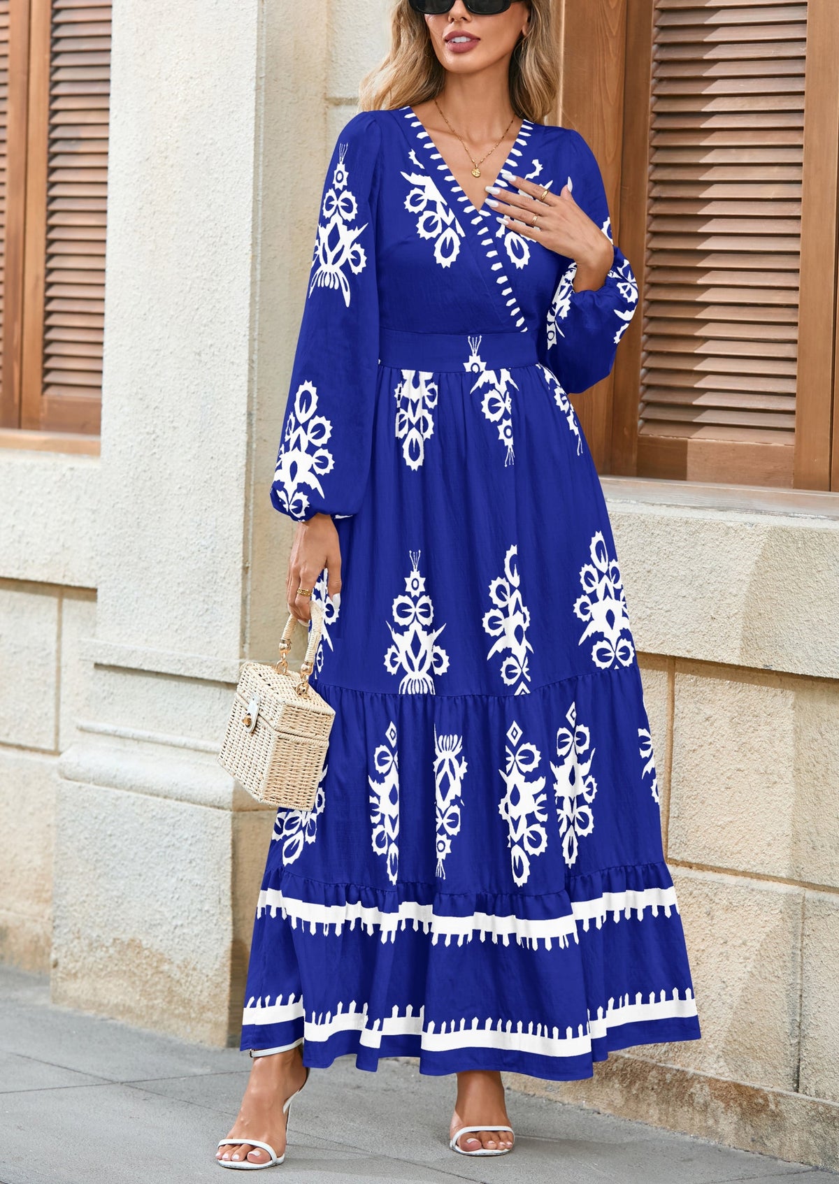 Vestido largo floral