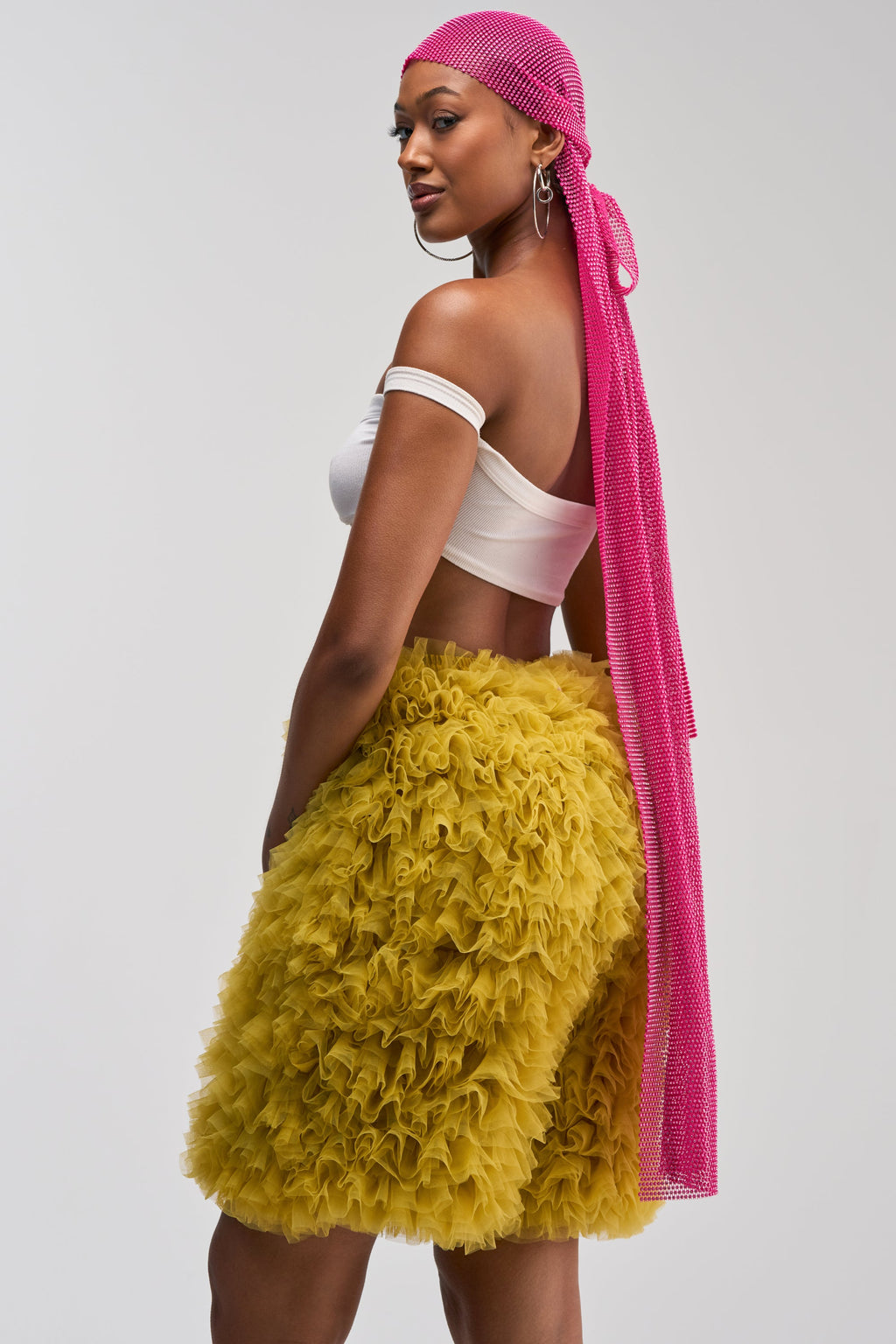 Durag con pedrería para toda la noche – accesorio elegante y brillante para la cabeza