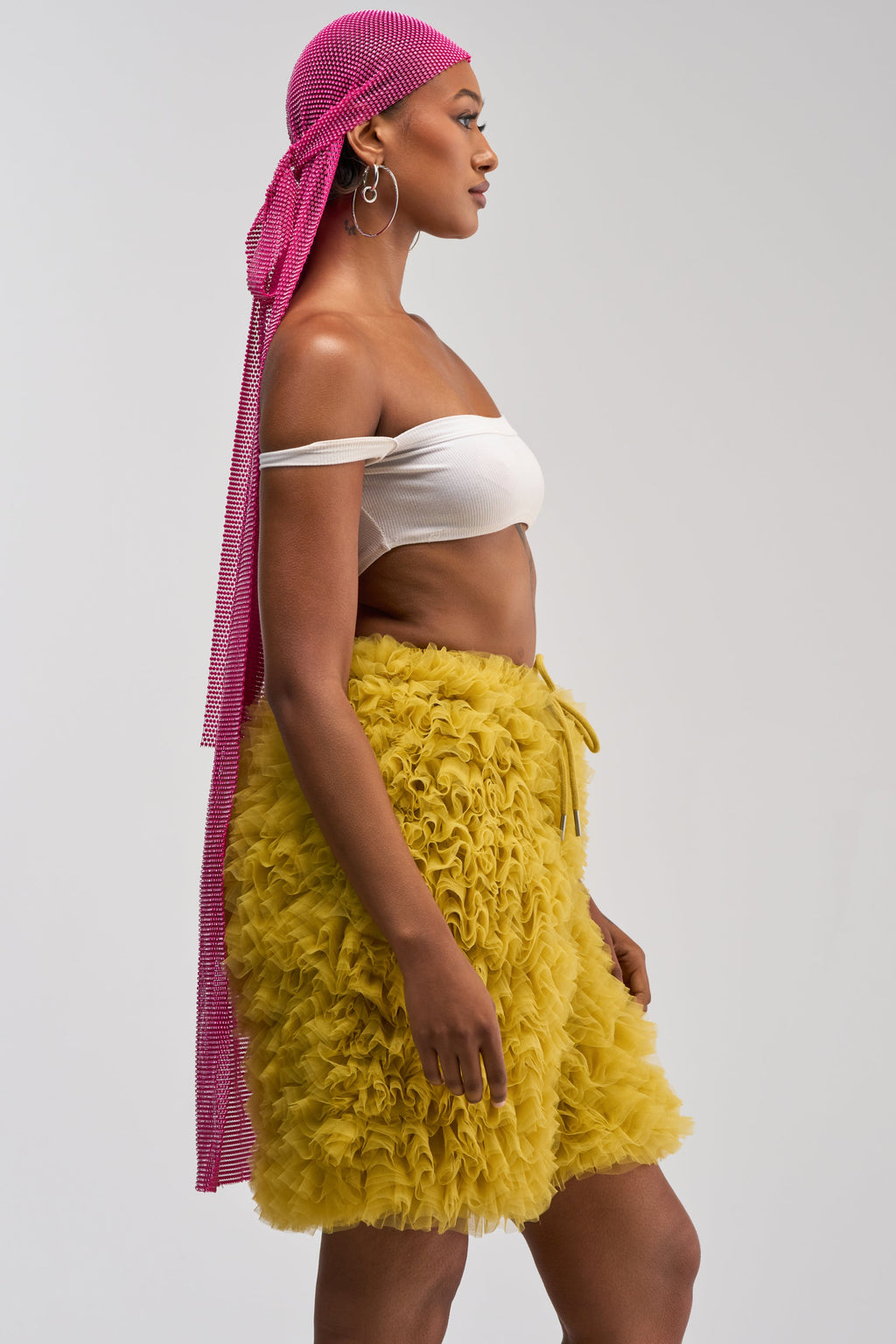 Durag con pedrería para toda la noche – accesorio elegante y brillante para la cabeza