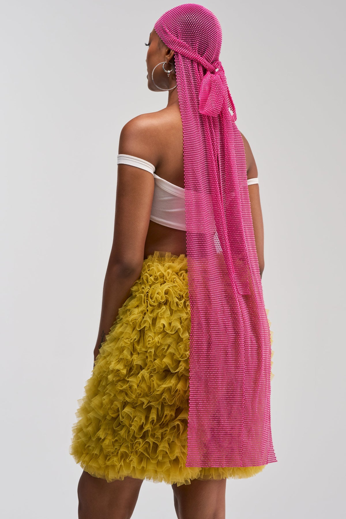 Durag con pedrería para toda la noche – accesorio elegante y brillante para la cabeza