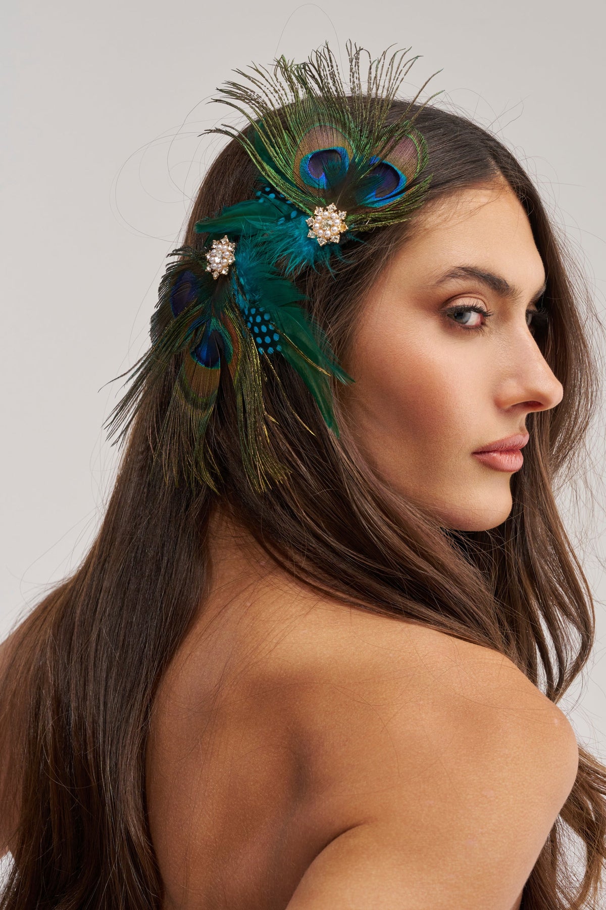 Pinza para el cabello elegante y llamativa
