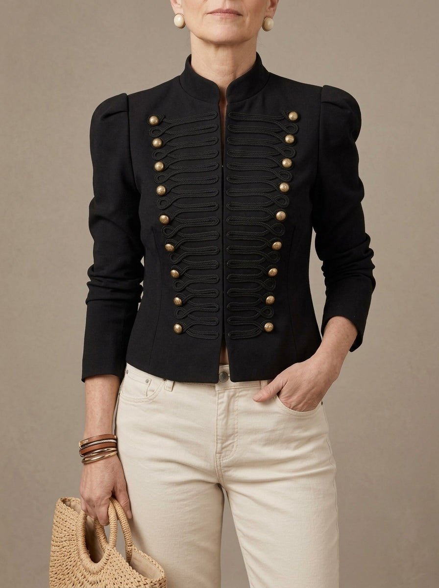 Chaqueta botones dorados
