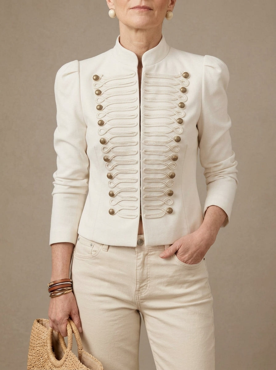 Chaqueta botones dorados