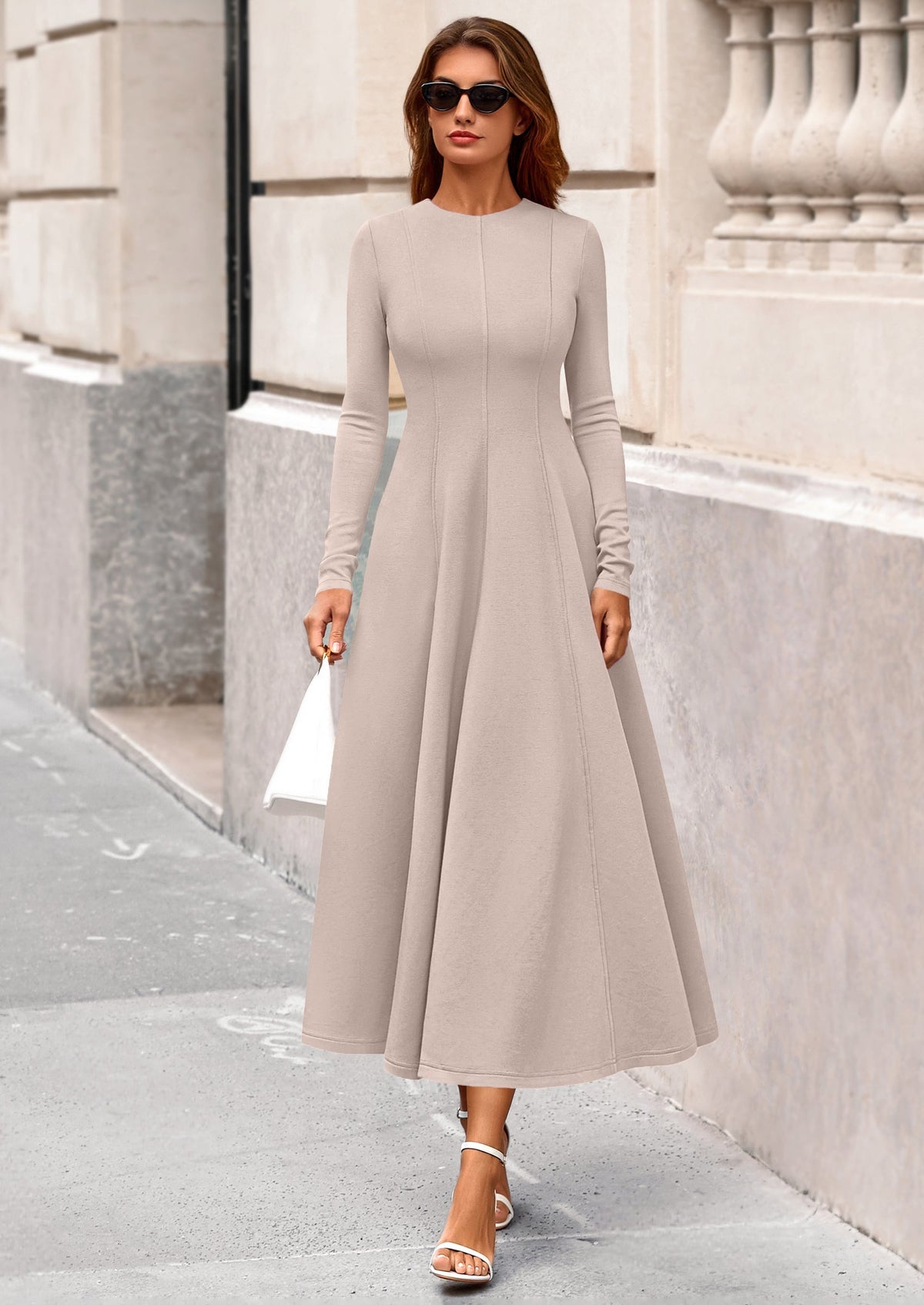 Vestido midi elegante