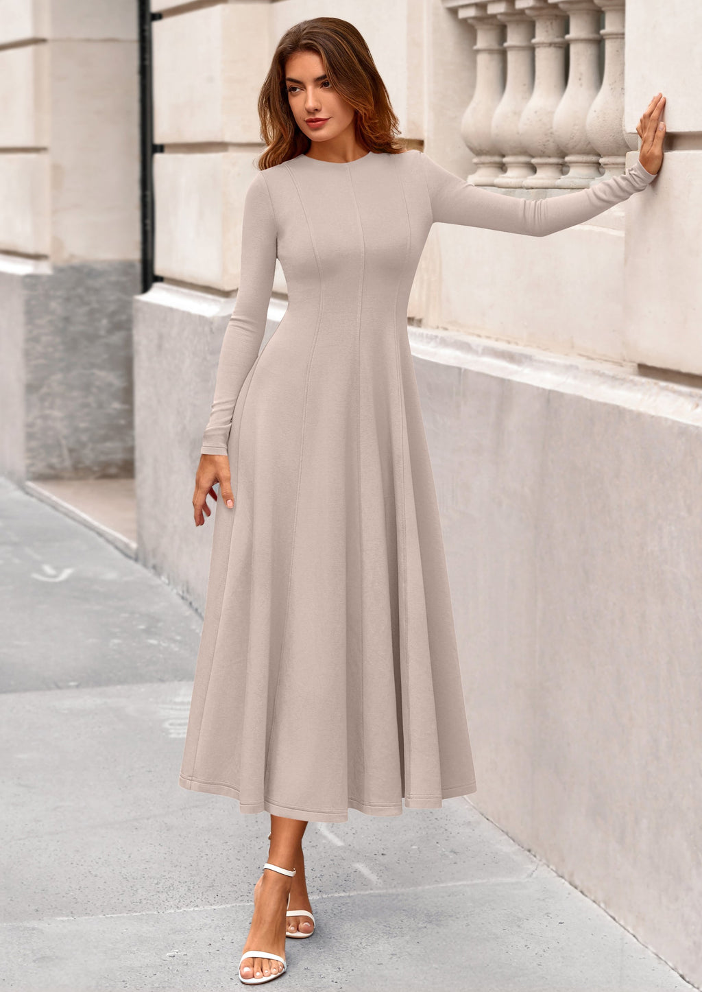 Vestido midi elegante