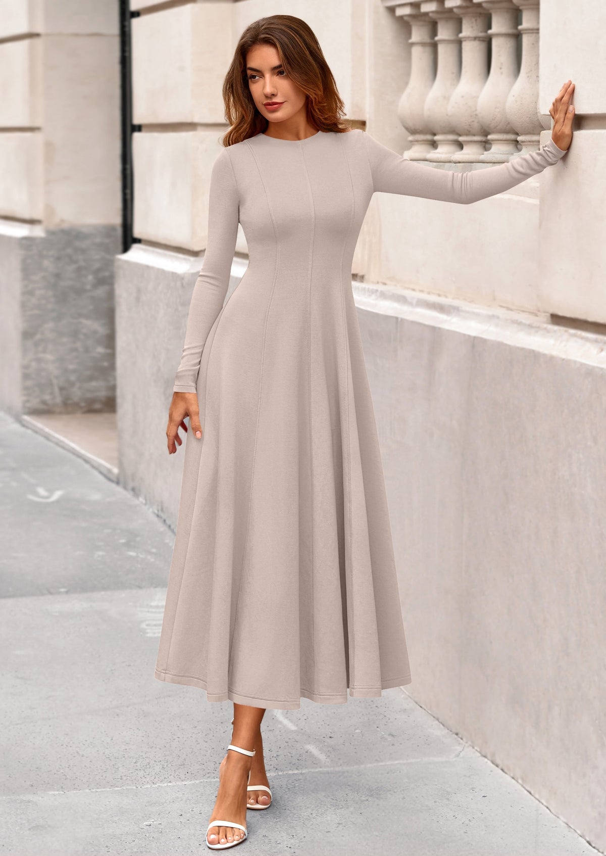 Vestido midi elegante