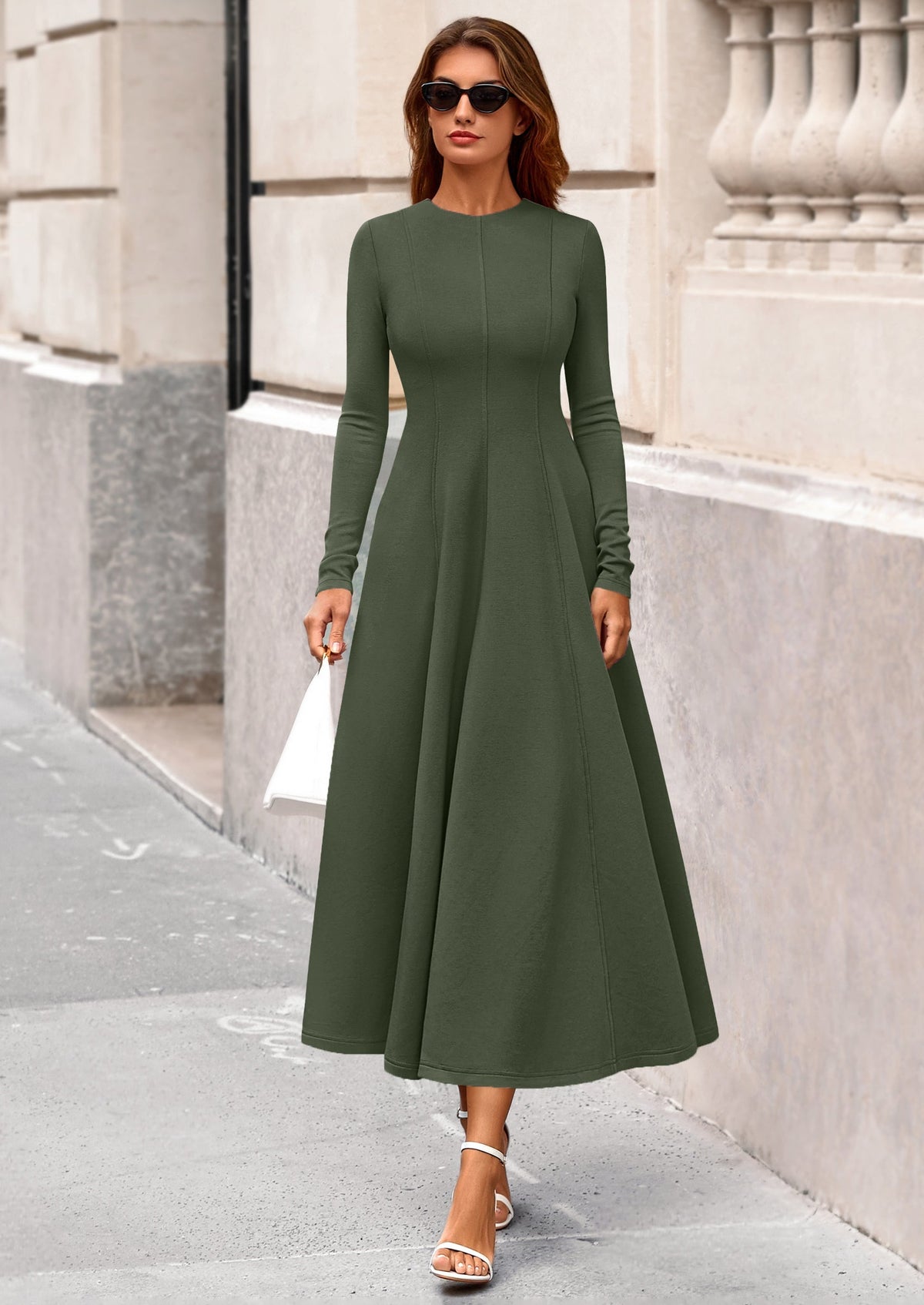 Vestido midi elegante