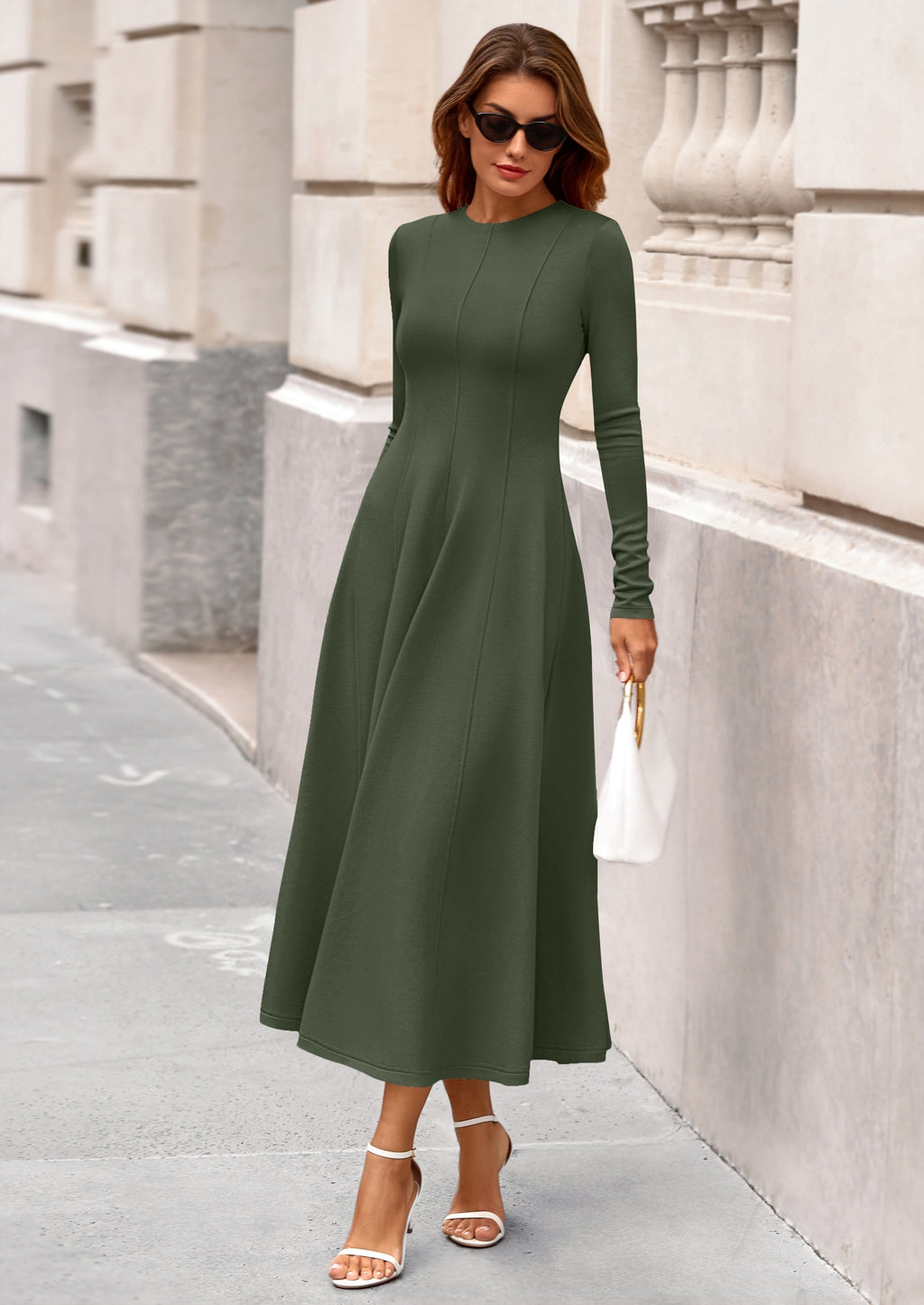 Vestido midi elegante