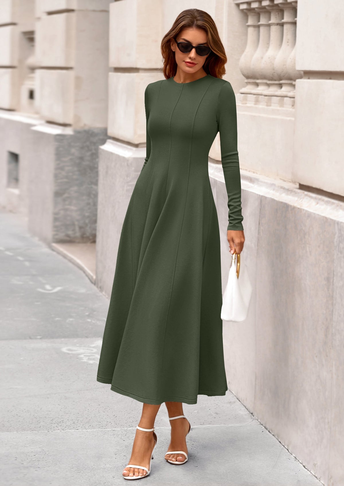 Vestido midi elegante