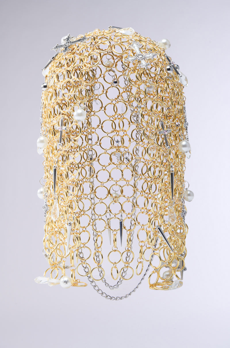Tocado con mensaje «Siempre bendecida» – Elegante accesorio para el cabello
