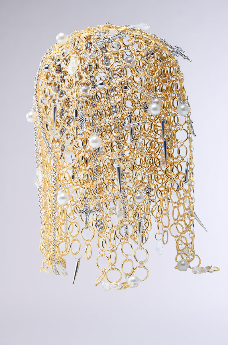 Tocado con mensaje «Siempre bendecida» – Elegante accesorio para el cabello