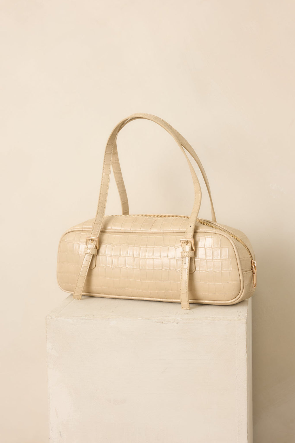 Bolso de mano elegante de cocodrilo