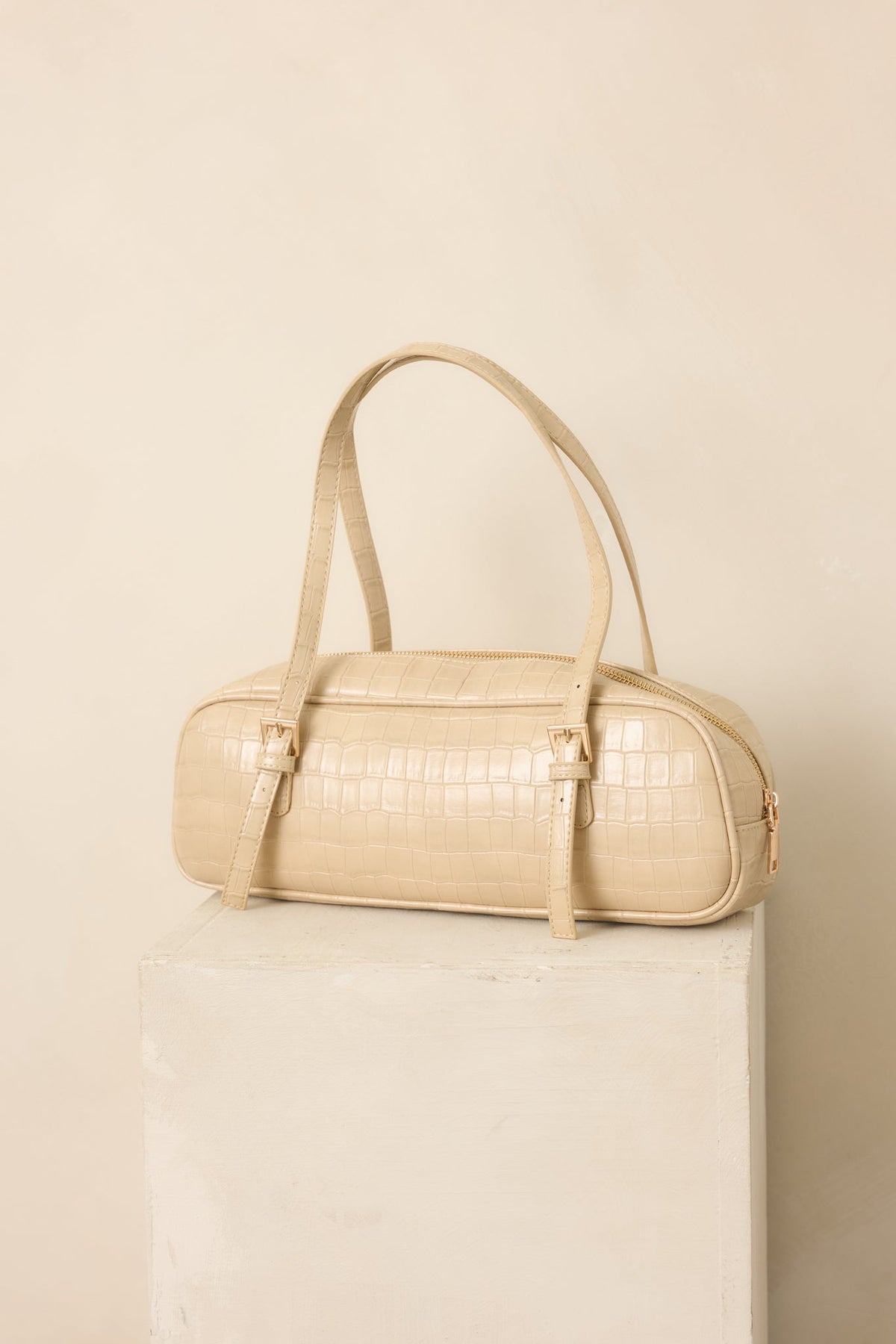 Bolso de mano elegante de cocodrilo