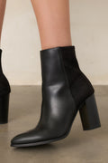Botines negros de ante sintético Stand Corrected – Calzado elegante para el día a día
