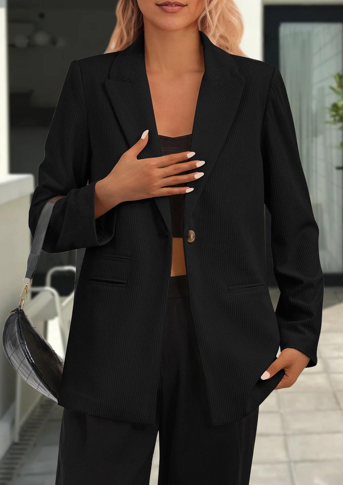 Blazer de pana de invierno