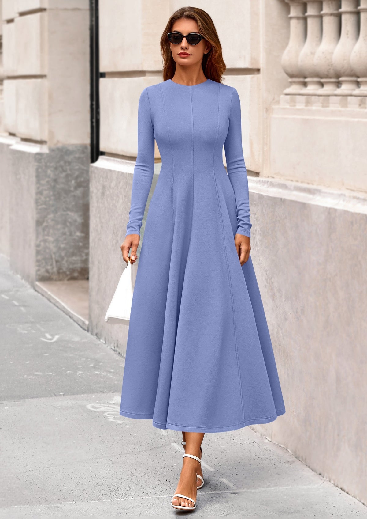 Vestido midi elegante