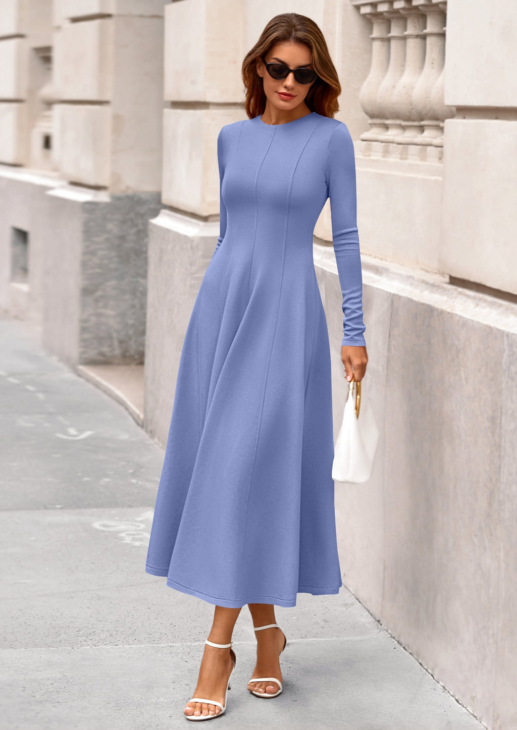 Vestido midi elegante