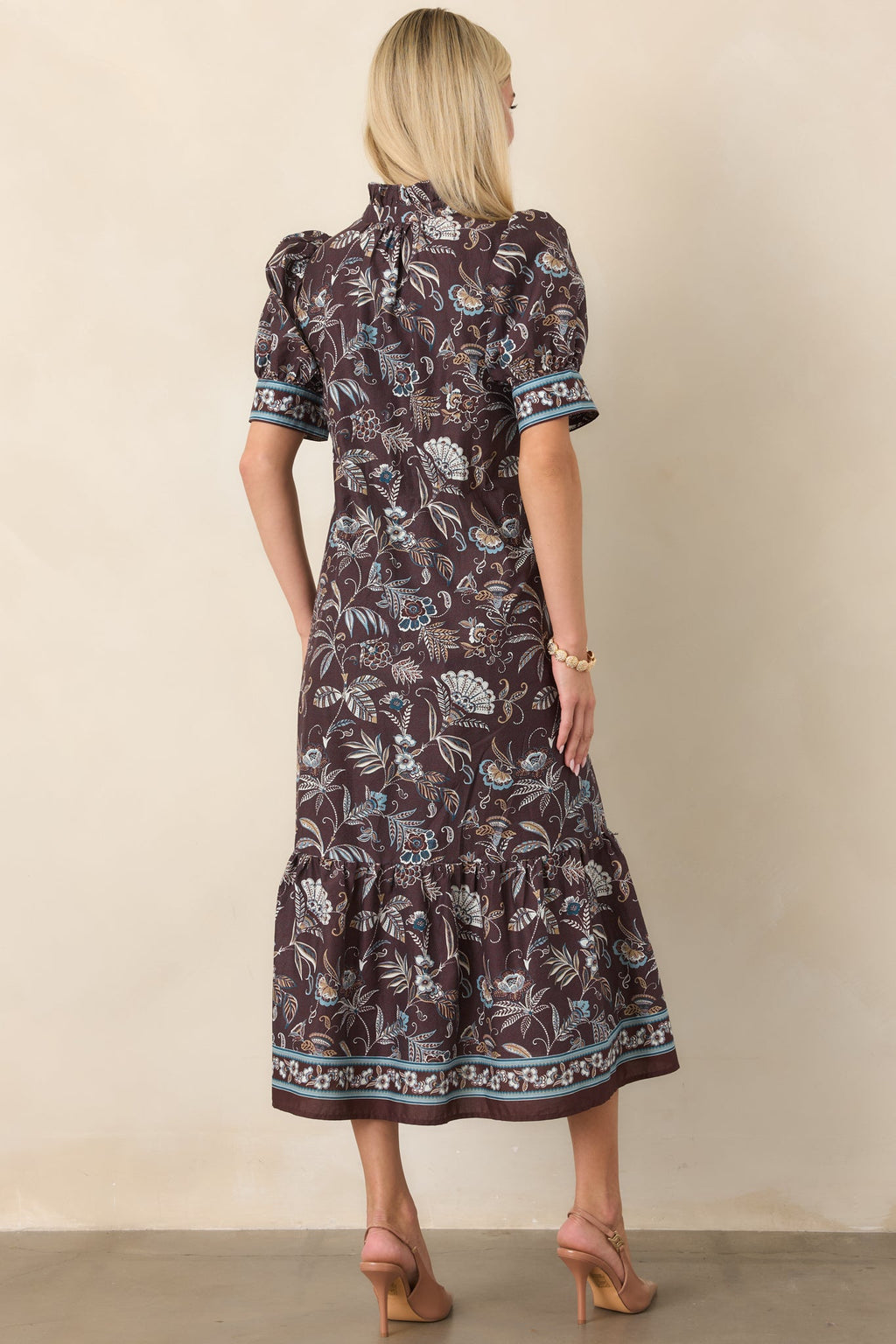 Vestidode algodón con estampado floral