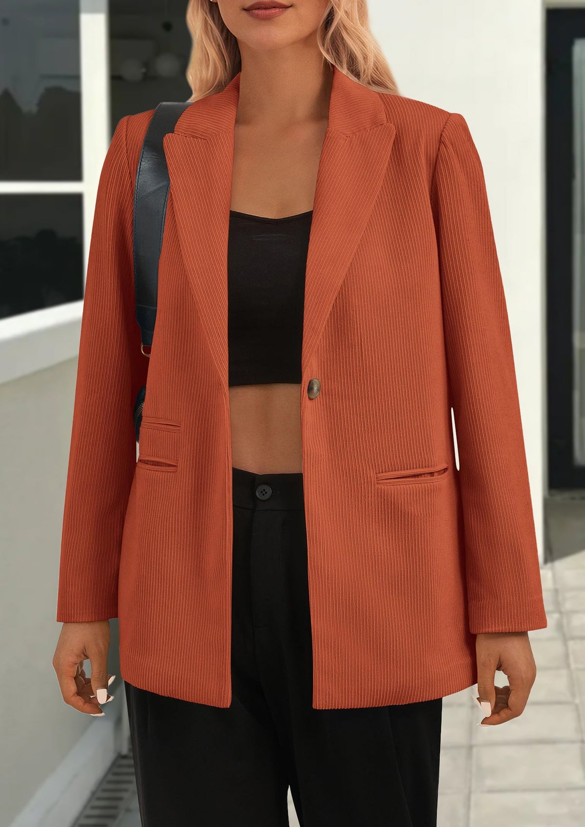 Blazer de pana de invierno