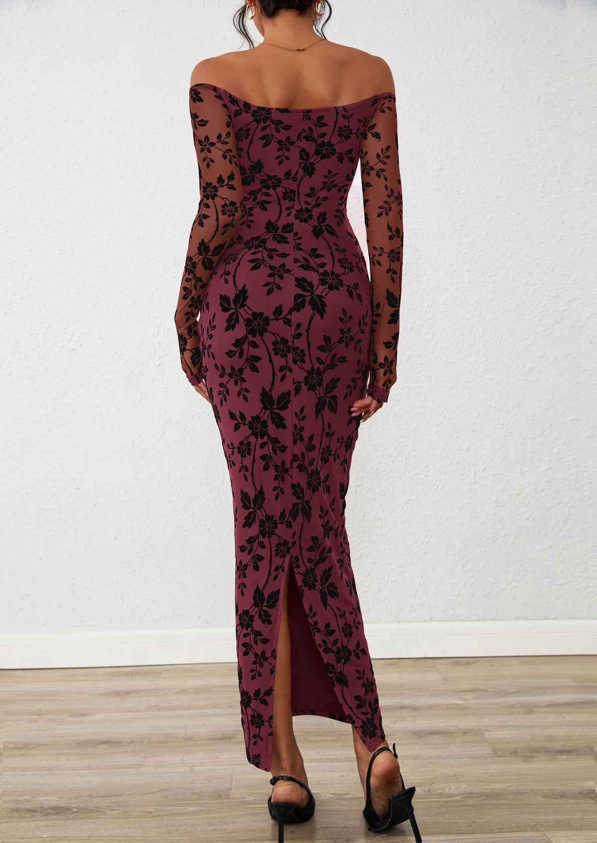 Vestido largo floral