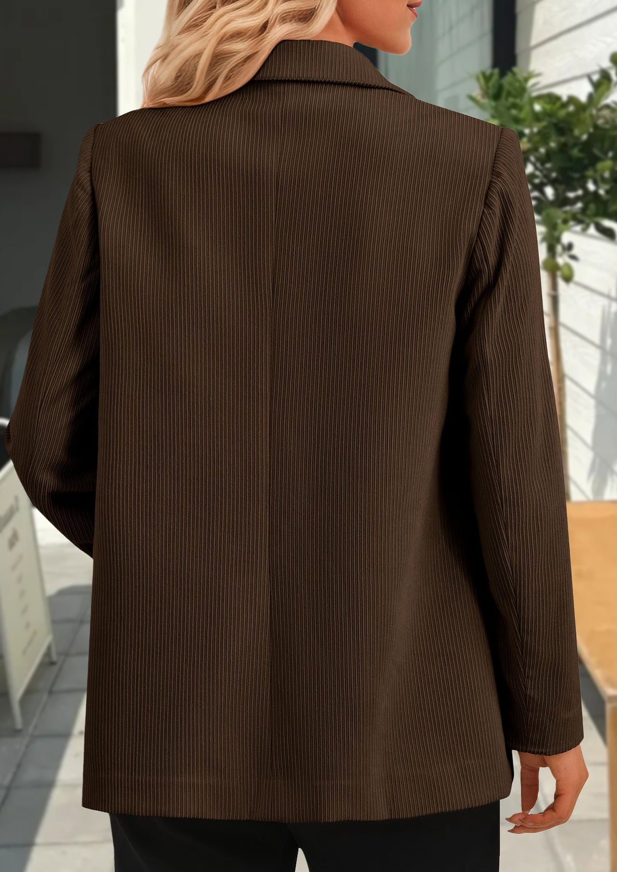 Blazer de pana de invierno