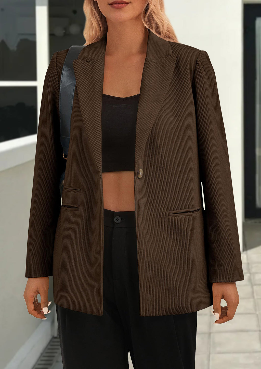 Blazer de pana de invierno