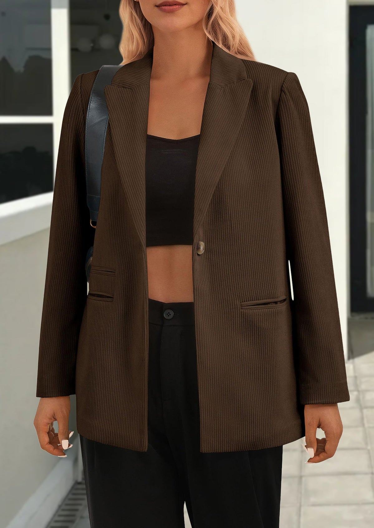 Blazer de pana de invierno