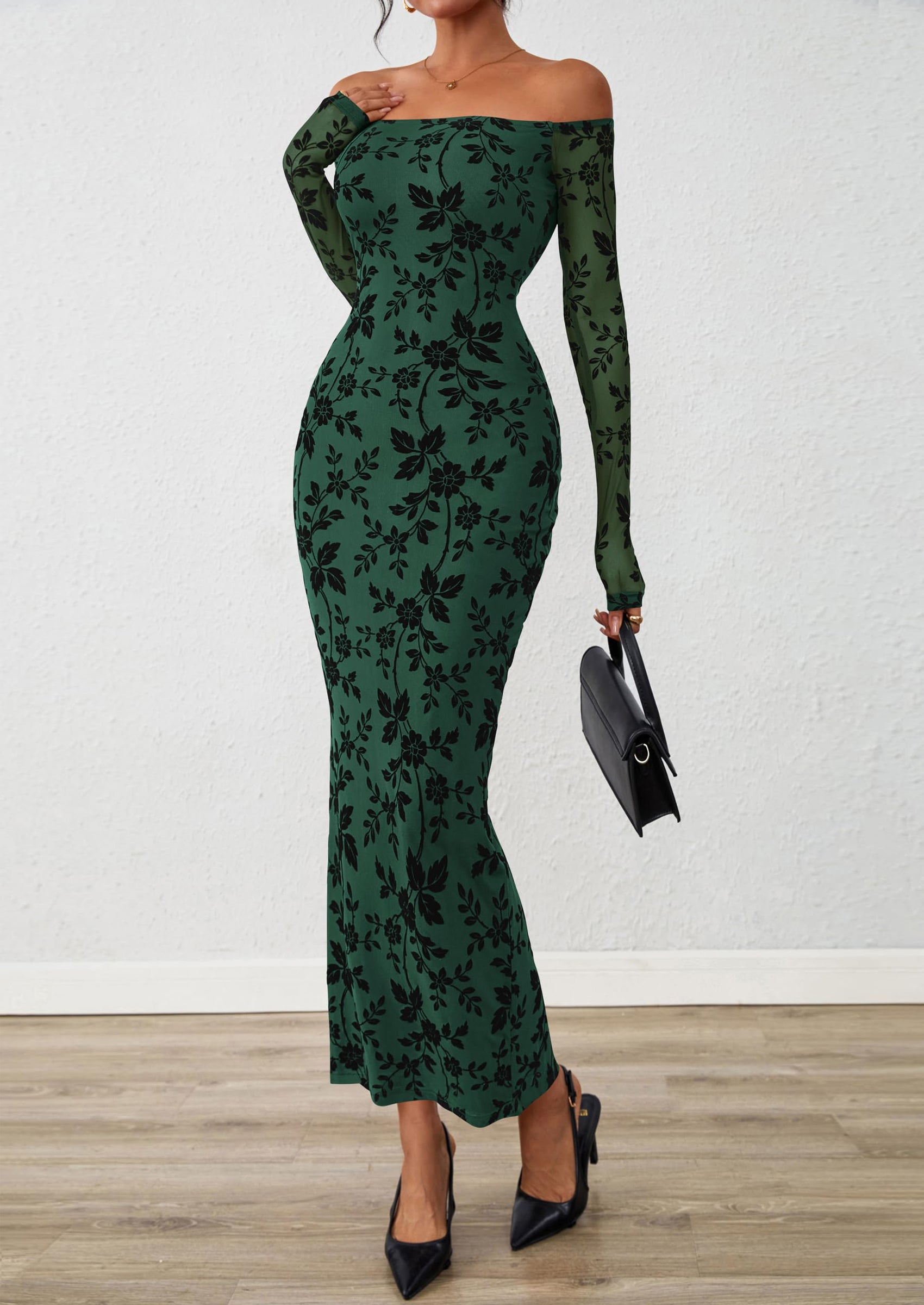 Vestido hombros al aire