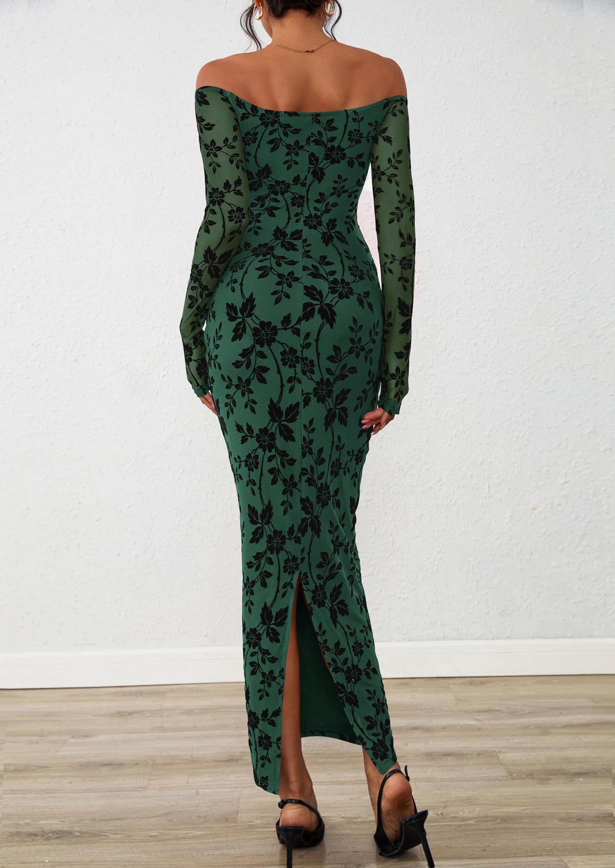 Vestido largo floral