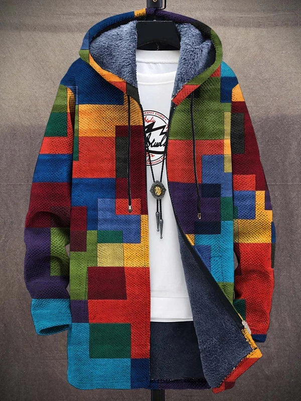 Abrigo bohemio capucha