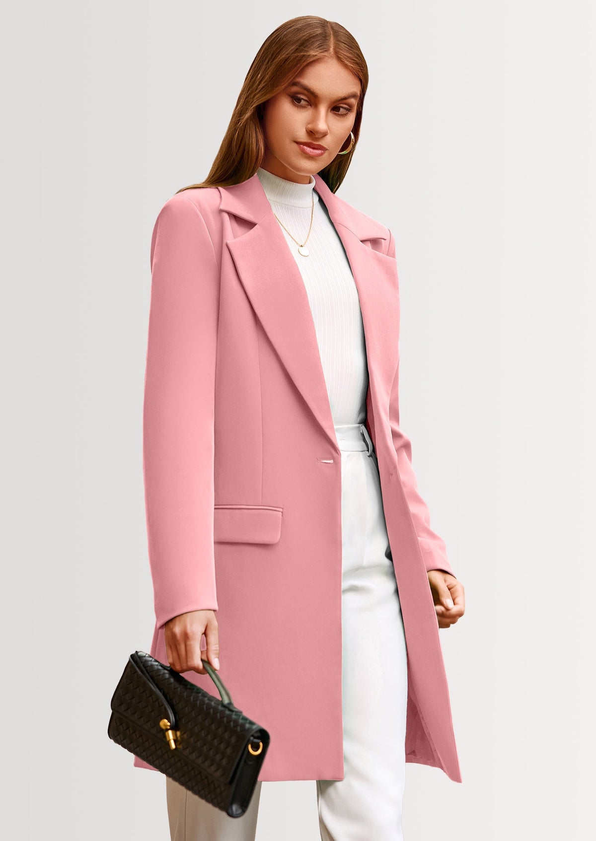 Chaqueta blazer larga