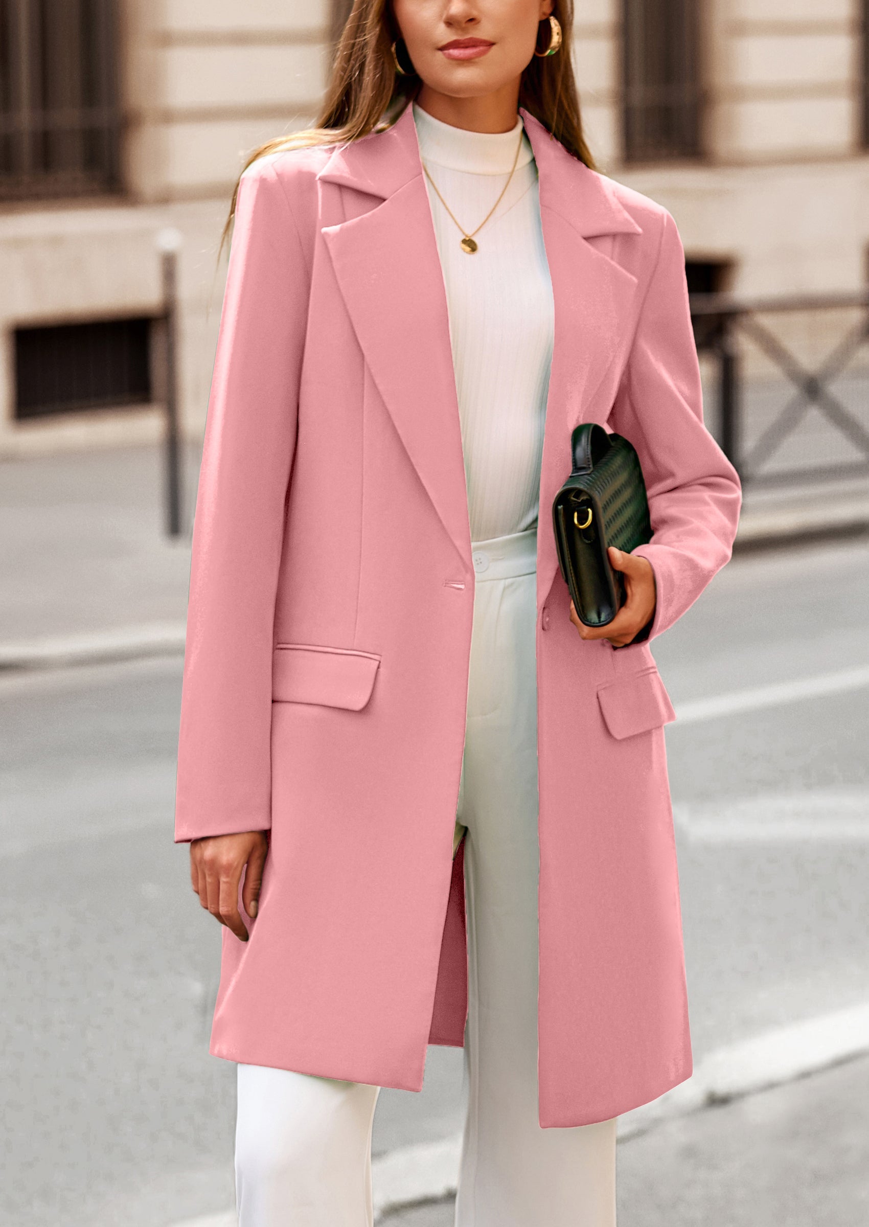 Chaqueta blazer larga