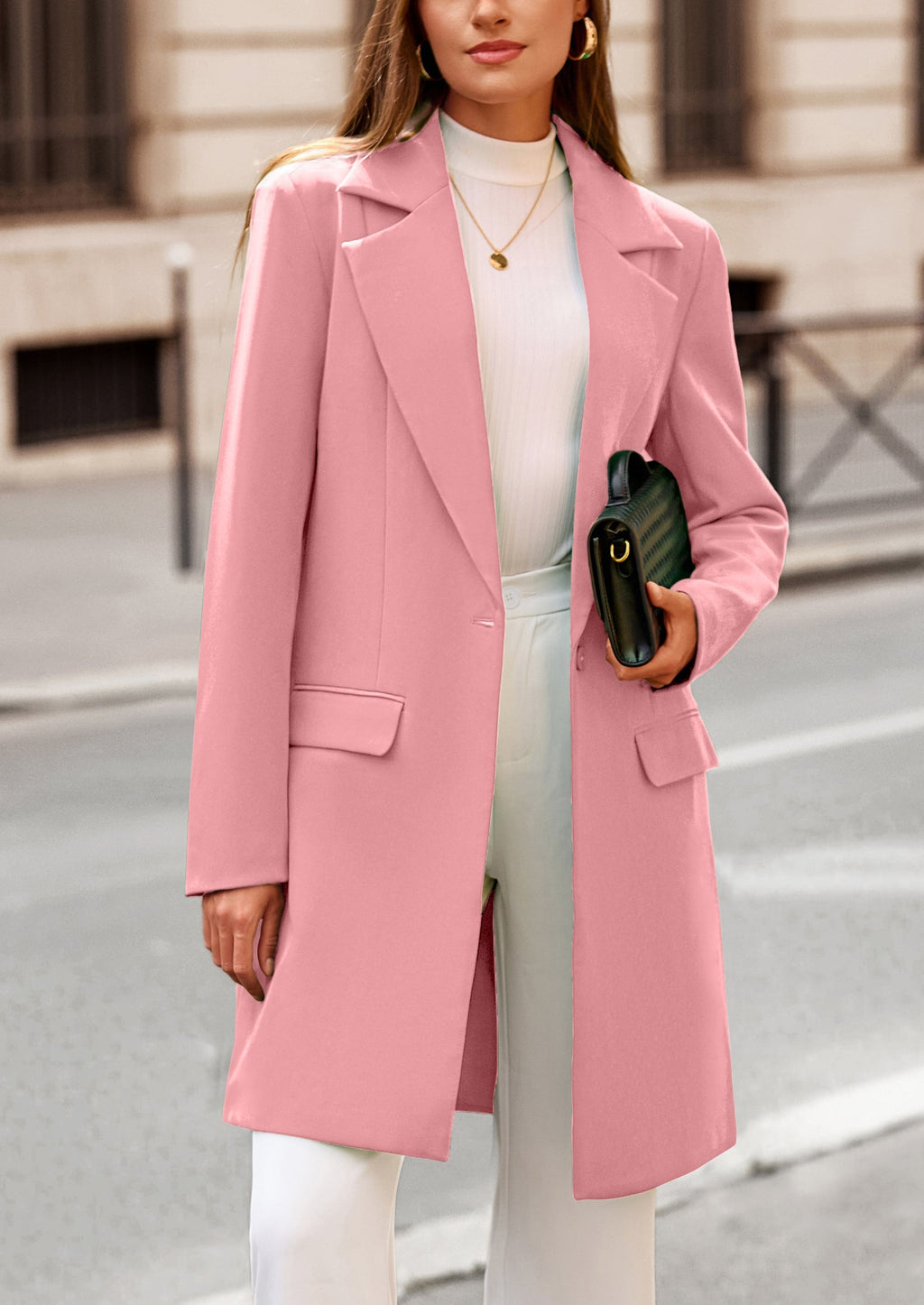 Chaqueta blazer larga