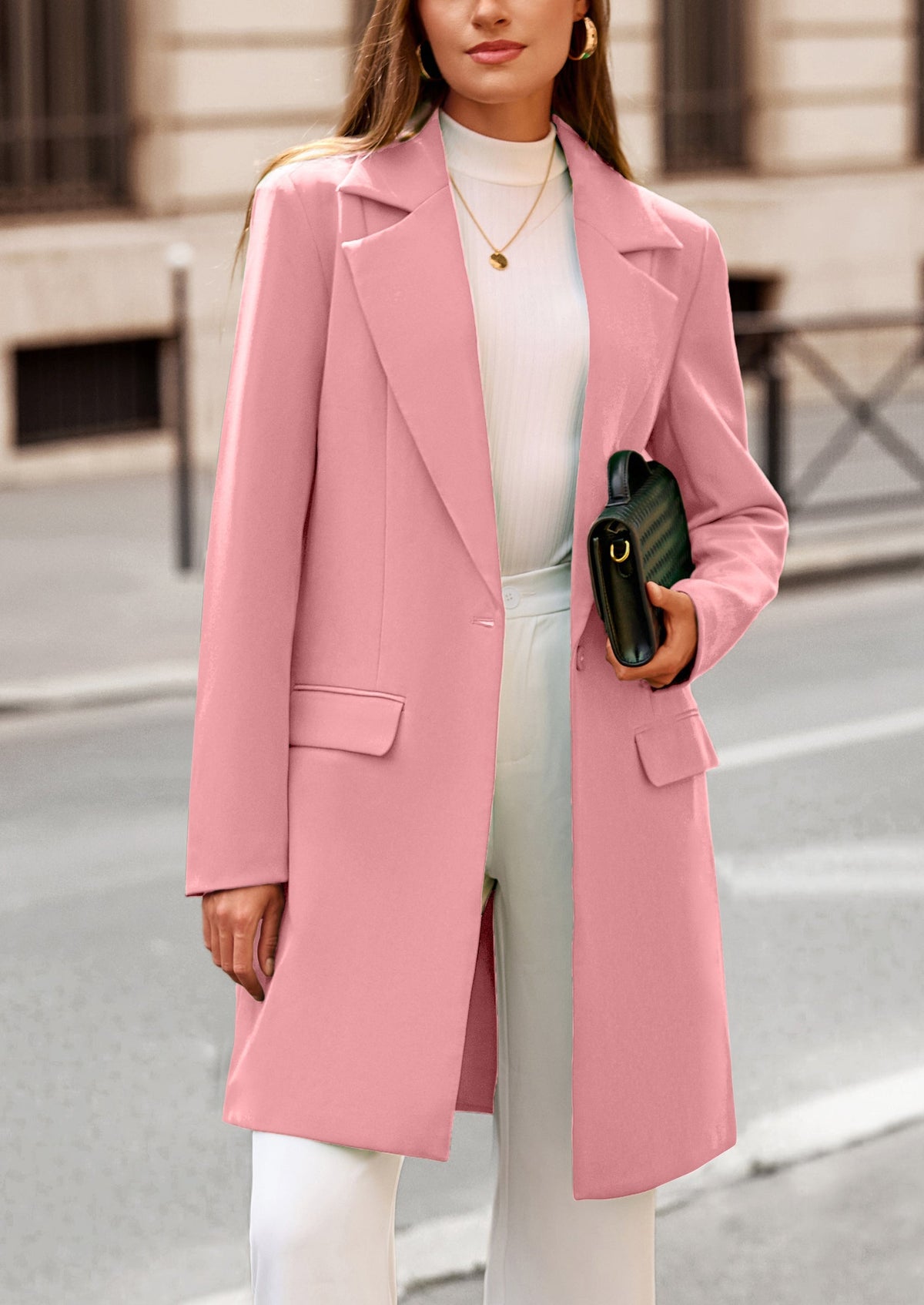 Chaqueta blazer larga