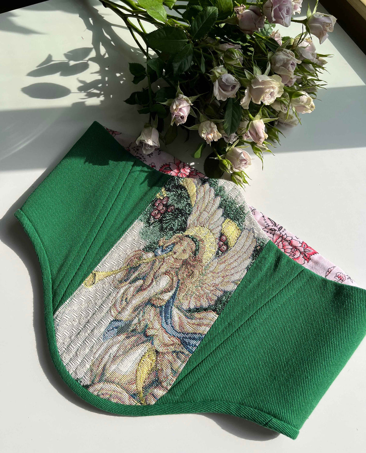 Cinturón elegante de ramillete con tapiz de ángel