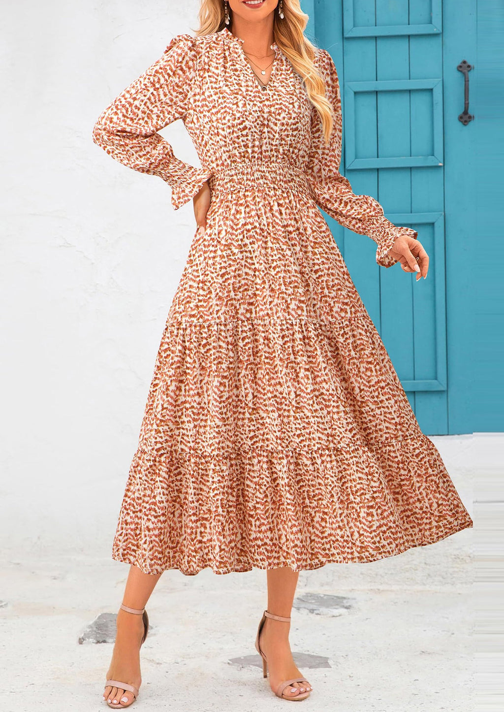 Vestido maxi floral