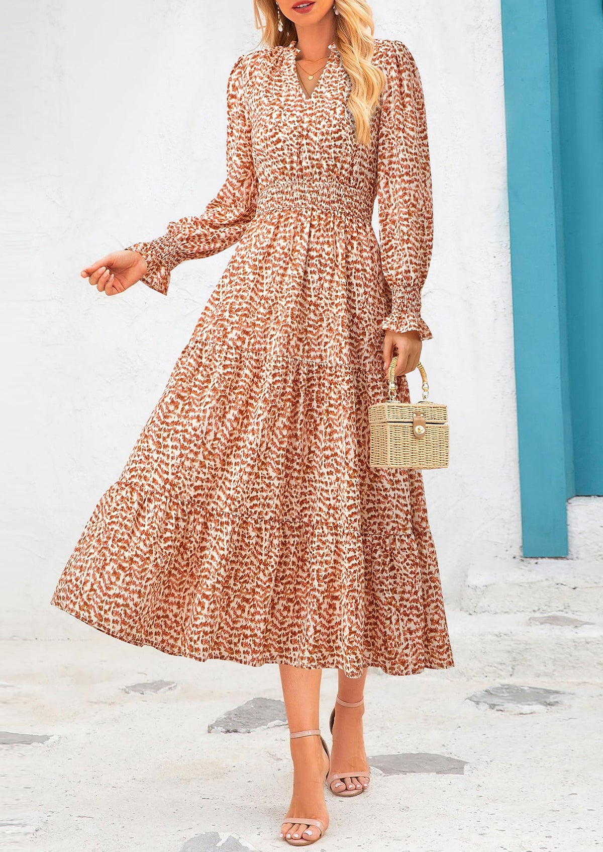 Vestido maxi floral